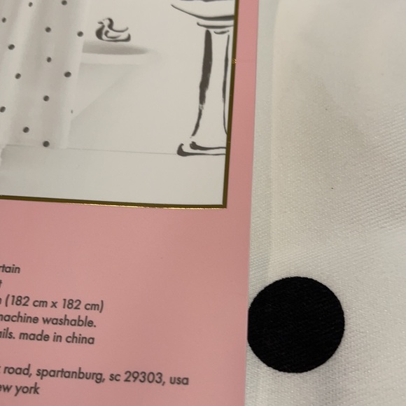 KATE SPADE DECO DOT SHOWER CURTAIN - Picture 7 of 8